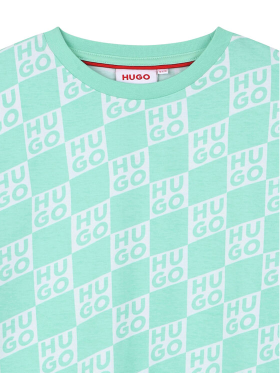 HUGO HUGO Camiseta G01022 D Verde Loose Fit