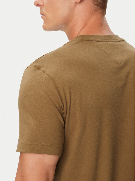 Tommy Hilfiger Tommy Hilfiger Camiseta Ess Seasonal MW0MW39995 Marrón Regular Fit