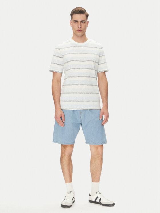 Jack & Jones Jack & Jones T-shirt Birk 12268437 Krem Standard Fit