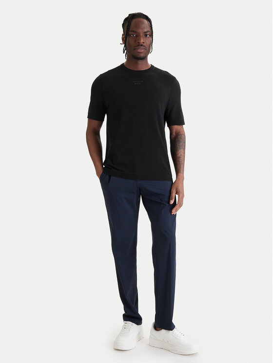 BOSS BOSS Футболка Spirit70 50558363 Чорний Regular Fit