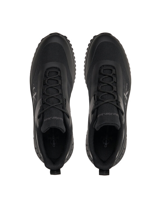 Calvin Klein Jeans Сникърси Calvin Klein Jeans Eva Runner Low Lace Ml Mix YM0YM00968 Черен
