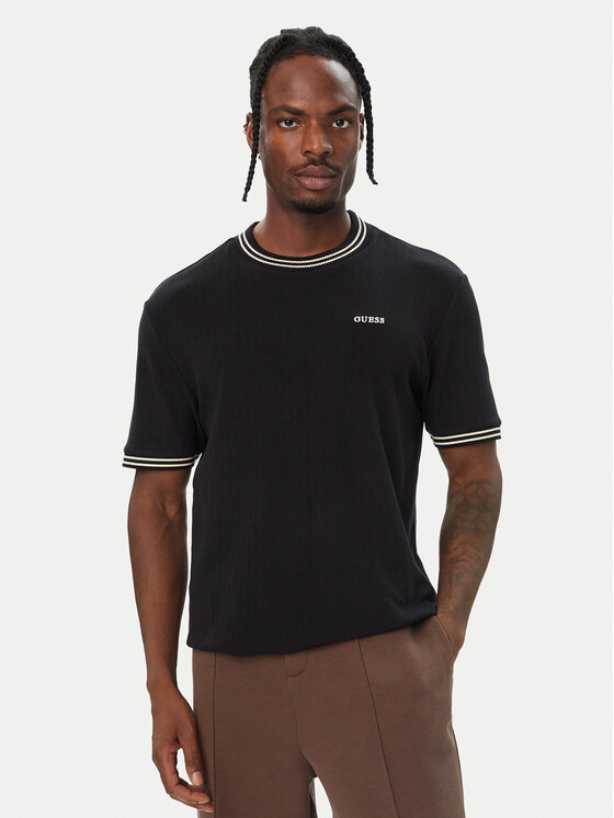 Guess Guess Marškinėliai 184033 Juoda Classic Fit