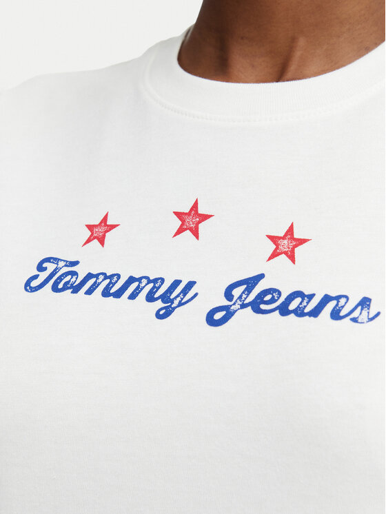Tommy Jeans Tommy Jeans Camiseta DW0DW23481 Blanco Regular Fit
