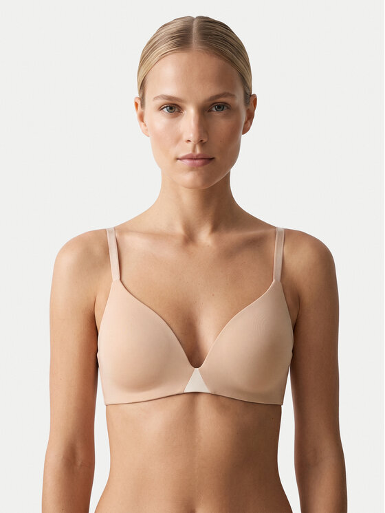 Chantelle Chantelle Varrat nélküli melltartó Absolute Invisible Ohne Bugel C15G80 Bézs