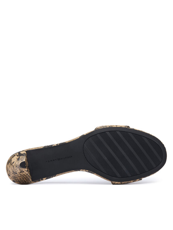 Tommy Hilfiger Papucs Tommy Hilfiger Th Mid Mule FW0FW09429 Bézs
