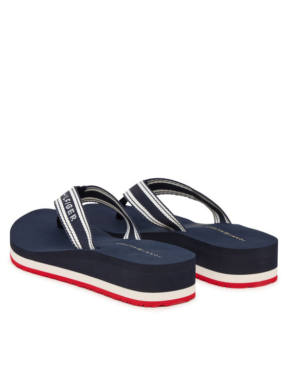 Tommy Hilfiger Žabky Tommy Hilfiger Flag Print FW0FW09195 Tmavomodrá