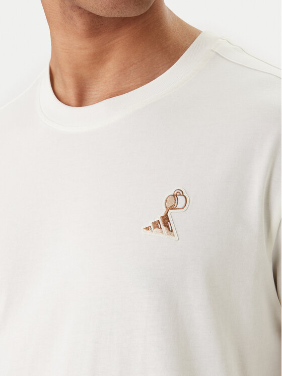 adidas adidas Camiseta Lux Coffee Cafe Pour Graphic KB4845 Blanco Loose Fit