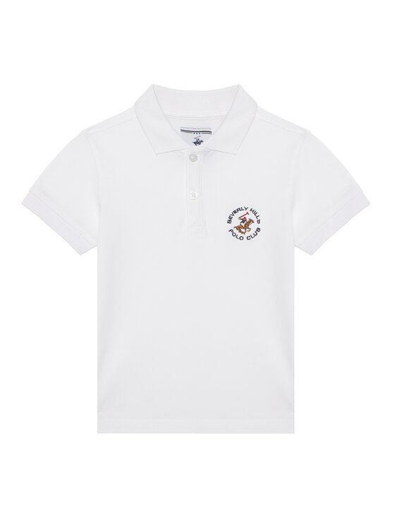 Beverly Hills Polo Club Beverly Hills Polo Club Polo P-SS26B-P42560 Blanco Regular Fit