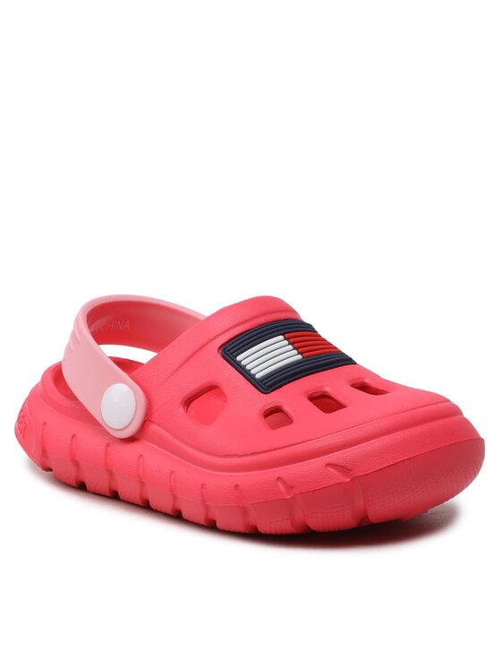 Tommy Hilfiger Nazouváky Tommy Hilfiger Flag Comfy Sandal T1A2-32780-0083 M Růžová