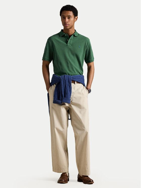 Polo Ralph Lauren Polo Ralph Lauren Polo marškinėliai 710534735461 Žalia Regular Fit