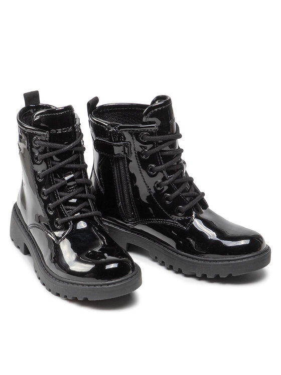 Geox Trapper stila apavi Geox J Casey G. G J9420G 000HH C9999 S Melns