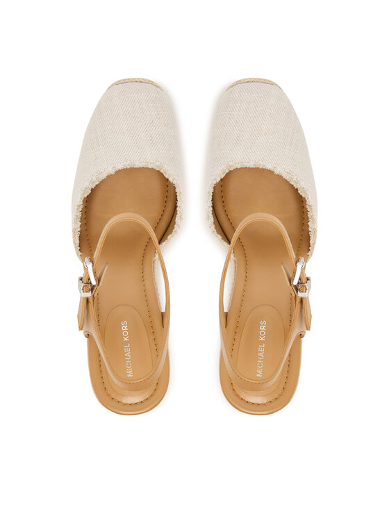 MICHAEL Michael Kors Еспадрильї MICHAEL Michael Kors Kenzie Wedge 40S6KZMS2D Кремовий