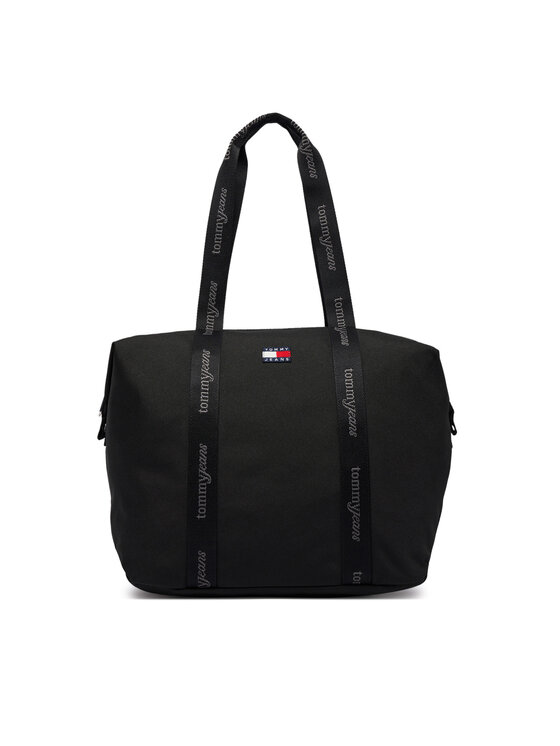 Tommy Jeans Torbica Tommy Jeans Tjw Ess Daily Tote AW0AW19039 Crna