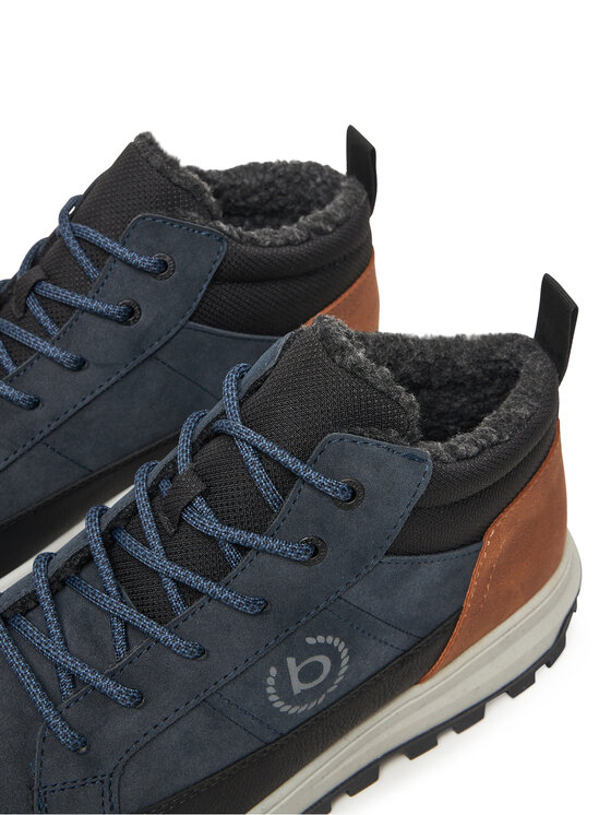 Bugatti Kotníková obuv Bugatti 325-ANP51-5055 Tmavomodrá