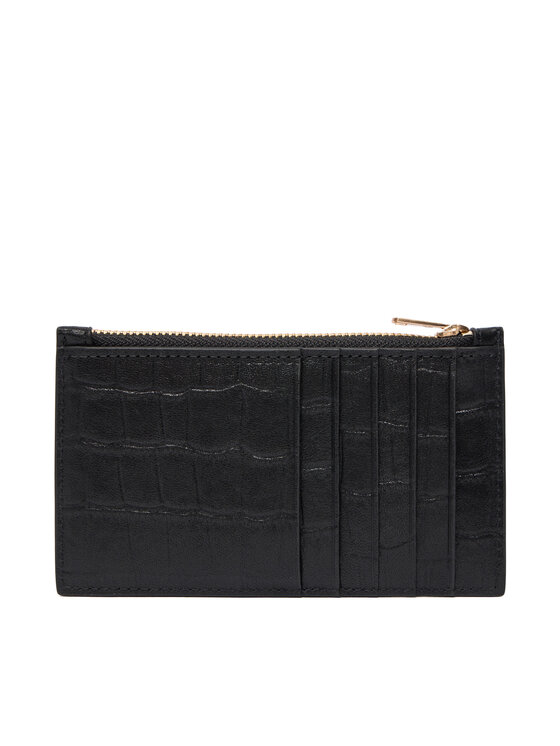 Calvin Klein Custodie per carte di credito Calvin Klein Ck Croc 6 Cc Cardcase LV04F1094G Nero