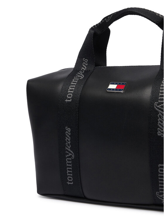 Tommy Jeans Geantă Tommy Jeans Tjw Daily Elevated Mini Tote AW0AW19044 Negru