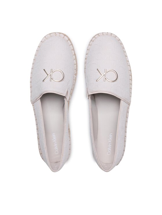 Calvin Klein Espadrilės Calvin Klein Espadrille W/Hw HW0HW01458 Écru