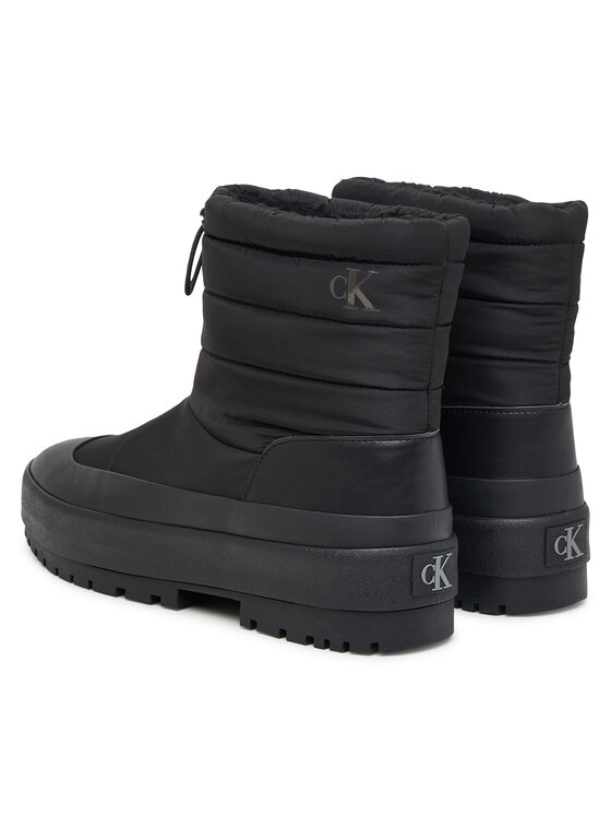 Calvin Klein Čizme za snijeg Calvin Klein Vulc Flatform Snowboot Nyl HW0HW03245 Crna