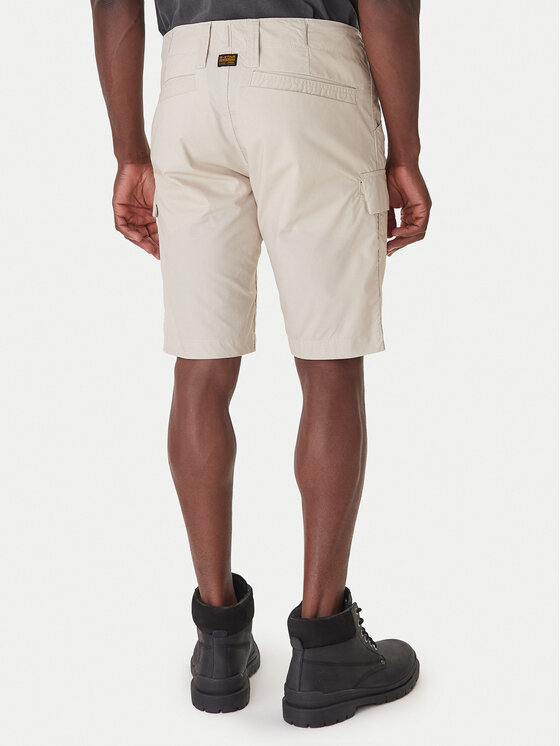 G-STAR G-Star Raw Szövet rövidnadrág 3D Cargo D26222-D308 Ekru Regular Fit