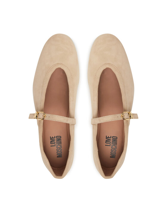LOVE MOSCHINO Балетки LOVE MOSCHINO JA11101G1OJA0104 Бежевий