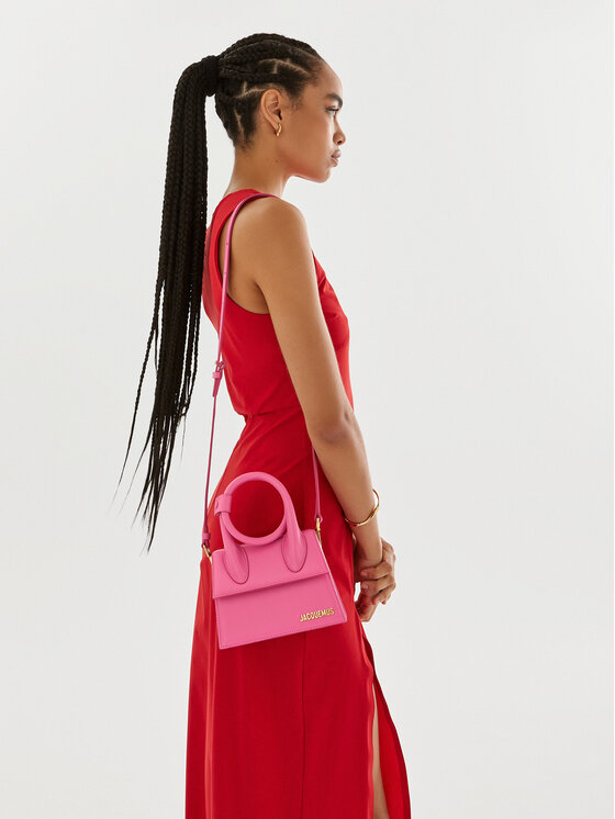 JACQUEMUS Τσάντα JACQUEMUS Le Chiquito Noeud 213BA005-3060 Ροζ