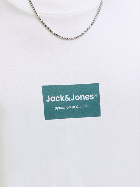 Jack & Jones Jack & Jones Camiseta Frank 12288092 Blanco Relaxed Fit