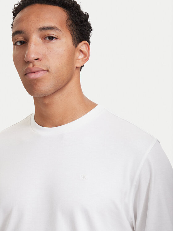 Calvin Klein Calvin Klein Camiseta de manga larga LV04LD227G Blanco Regular Fit