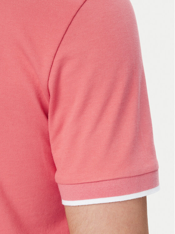 BOSS BOSS Polo Passertip 50507699 Rojo claro Slim Fit