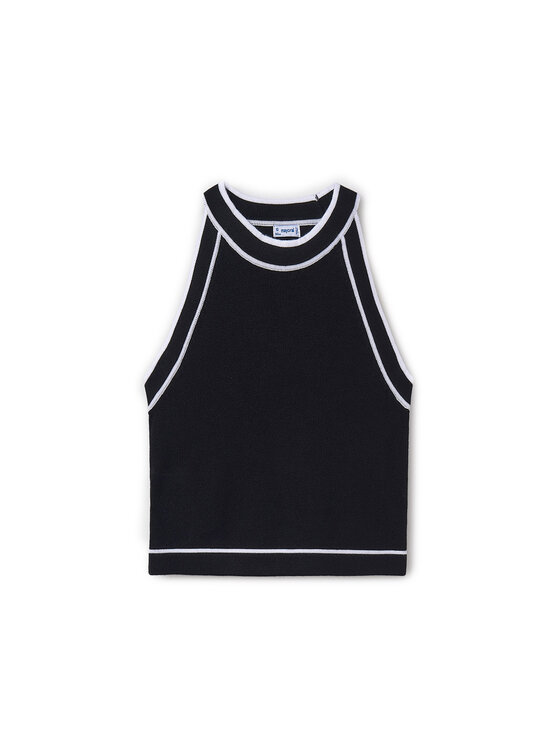 Mayoral Mayoral Топ 6041 Чорний Slim Fit