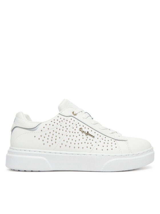 Pepe Jeans Tenisice Pepe Jeans Eaton Gala PLS00039 Bijela