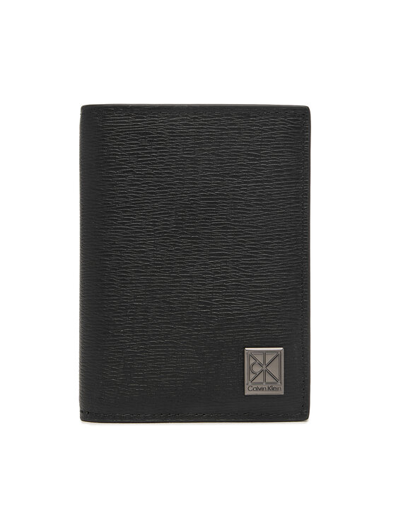 Calvin Klein Portofel Calvin Klein Emblem Hw N/S Billfold W/ Coin LV04D1281G Negru