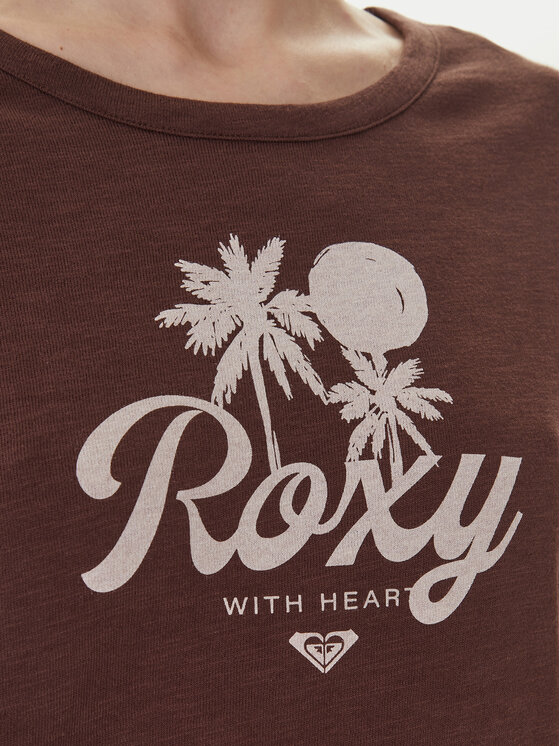 Roxy Roxy Camiseta Oceanwave ERJZT06096 Beis Loose Fit
