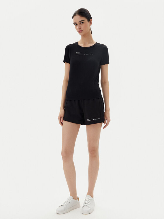 EA7 Emporio Armani EA7 Emporio Armani Футболка 7W000274 AF12945 UC001 Чорний Slim Fit