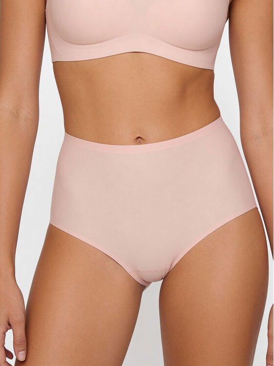 Chantelle Chantelle Klasične spodnje hlačke z visokim pasom Soft Stretch C26470 Roza