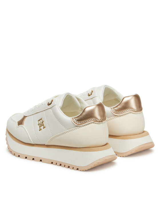 Tommy Hilfiger Laisvalaikio batai Tommy Hilfiger Low Cut Lace-Up Sneaker T3A9-33759-1355 M Balta