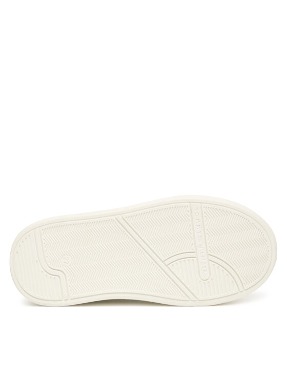 Tommy Hilfiger Sneakersy Tommy Hilfiger Low Cut Velcro T1X9-34338-1355 M Biały