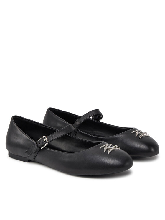 KARL LAGERFELD Балетки KARL LAGERFELD Karo KL40121S Чорний