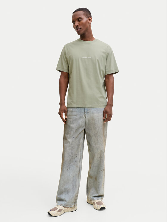 Jack & Jones Jack & Jones Camiseta Norrebro Emb 12282892 Verde Regular Fit