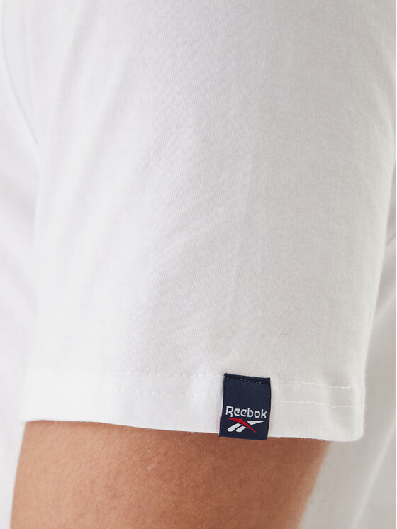Reebok Reebok Camiseta Finn RK25570CCM Blanco Regular Fit