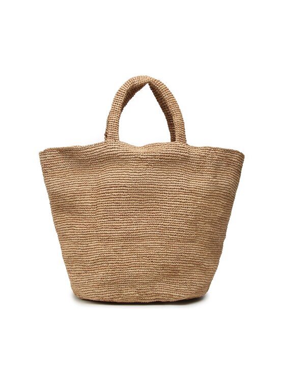 Manebi Borsetta Manebi Natural Raffia Summer Bag V 2.2 AD Marrone
