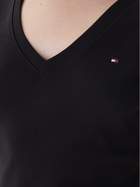 Tommy Hilfiger Tommy Hilfiger Póló New Cody WW0WW40584 Fekete Slim Fit
