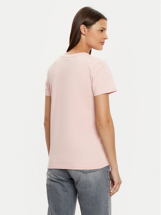 Guess Guess Футболка V5RI05 J1314 Рожевий Regular Fit