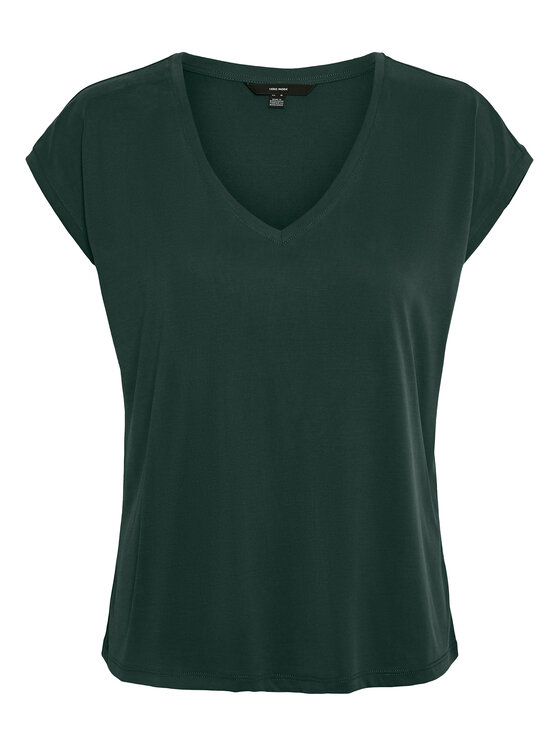 Vero Moda Vero Moda Футболка Filli 10247666 Зелений Regular Fit