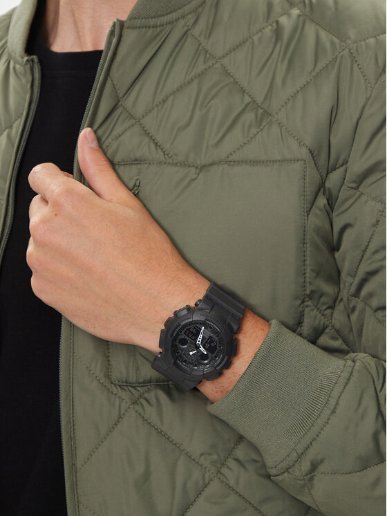 G-Shock Годинник G-Shock GA-100-1A1ER Чорний