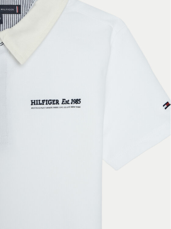 Tommy Hilfiger Tommy Hilfiger Polo majica KB0KB09332 Bela Regular Fit