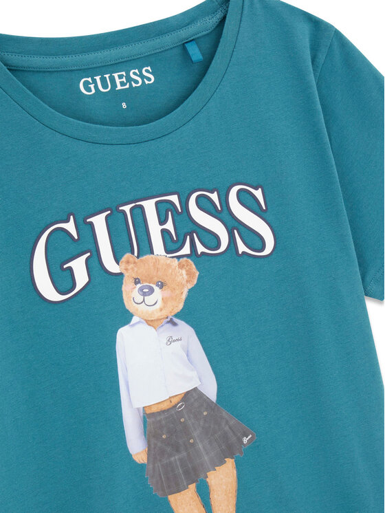Guess Guess Camiseta J6YI08 K3710 Verde Regular Fit
