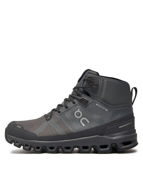 On Trekingová obuv On Cloudrock Waterproof 23.99246 Šedá
