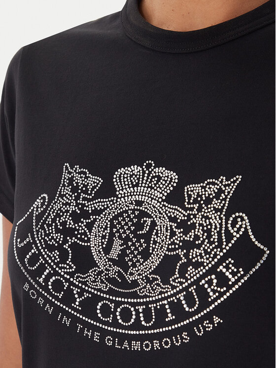 Juicy Couture Juicy Couture Camiseta JCGTK225015 Negro Slim Fit