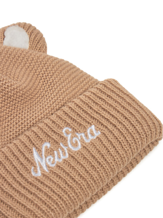New Era Шапка New Era Teddy Bear Ears Cuff Knit Beanie 60580864 Кафяв