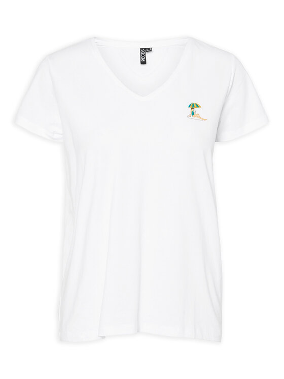 Pieces Pieces Футболка Tilly 17157705 Білий Regular Fit